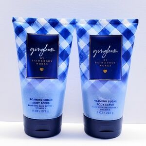 Bath & Body Works GINGHAM Foaming Sugar Body Scrub, 8 oz/226 g (2 pack)